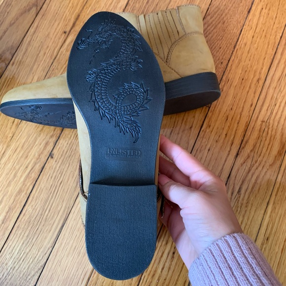 Kenneth Cole Tan Booties Sz. 7.5 - Picture 3 of 6